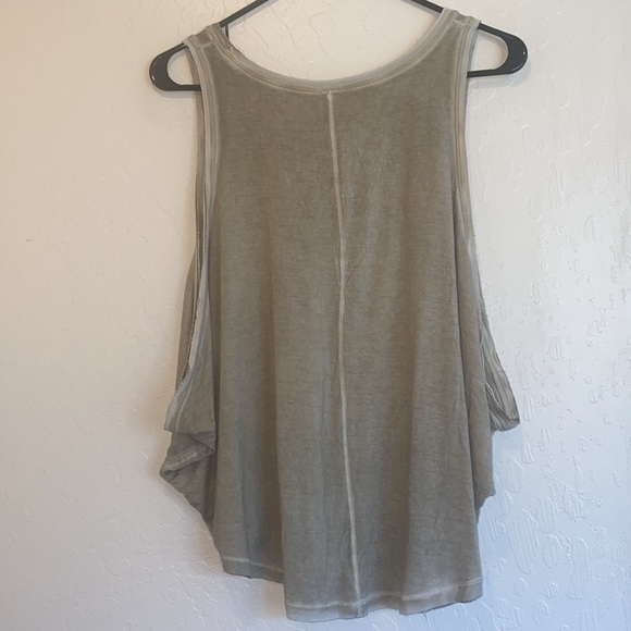 Free People army green slouchy tank size XS - Picture 7 of 9